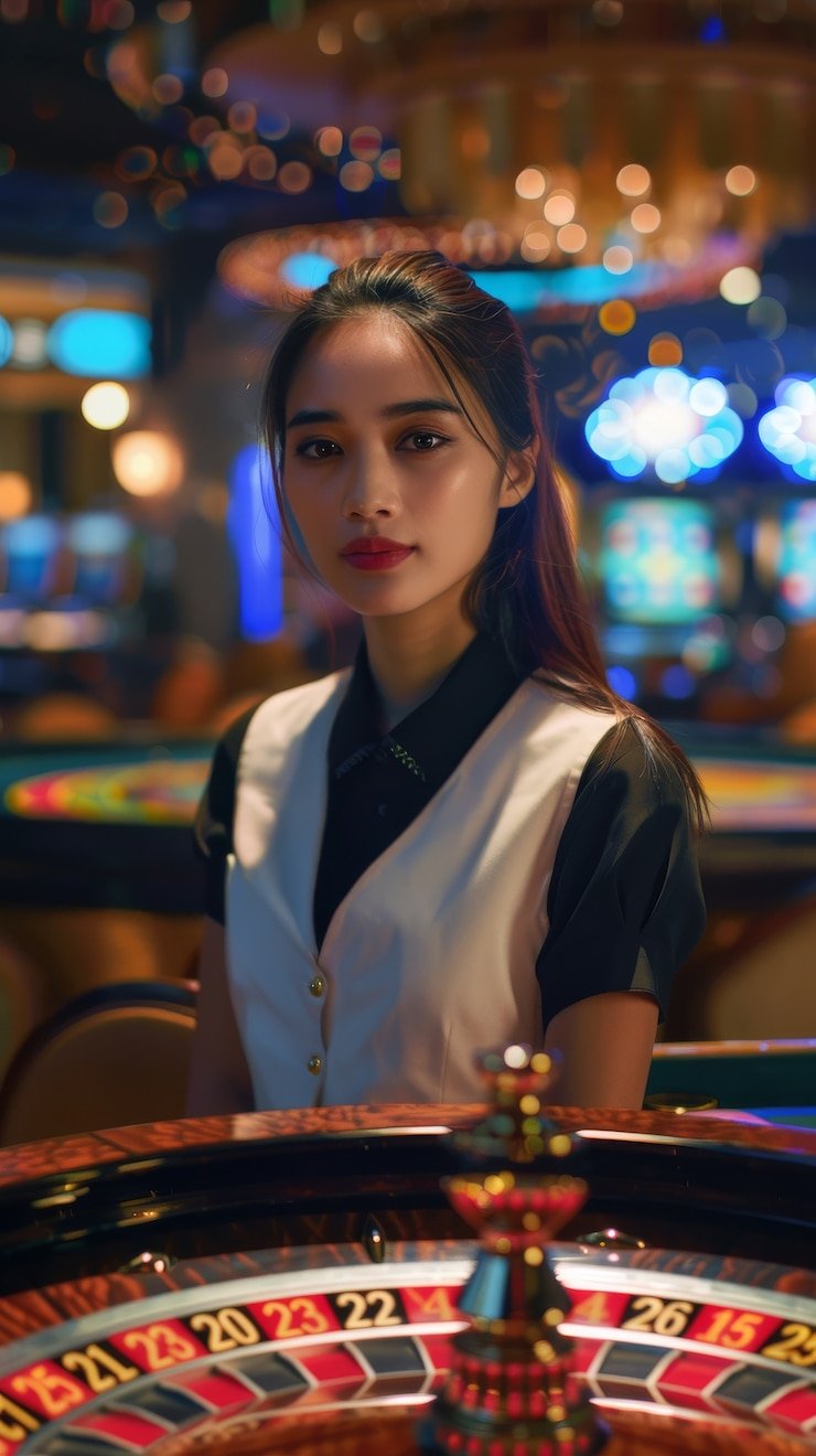 Panduan responsible gaming japanslot dengan ilustrasi pengguna bermain dengan pengaturan waktu
